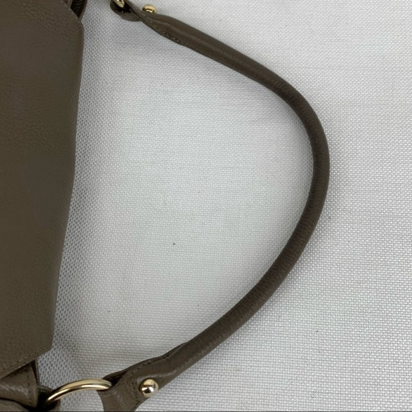 Onna Ehrlich Taupe Tassel Leather Shoulder Bag - Picture 10 of 16